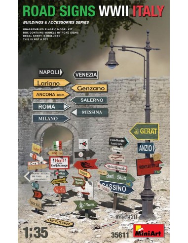 Road Signs WWII Italy