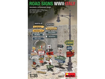 Road Signs WWII Italy