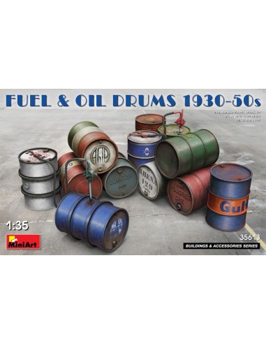 Fuel & Oil Drums 1930-50s