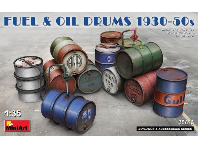 Fuel & Oil Drums 1930-50s