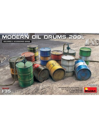 Modern Oil Drums (200l)