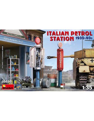Italian Petrol Station 1930-40s