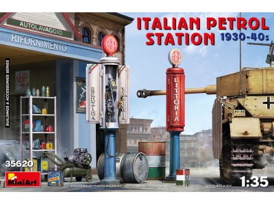 Italian Petrol Station 1930-40s