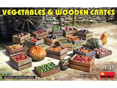 Vegetables & Wooden Crates