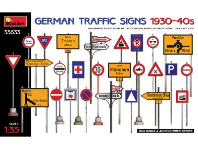 German Traffic Signs 1930-40’s