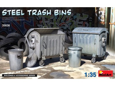 Steel Trash Bins