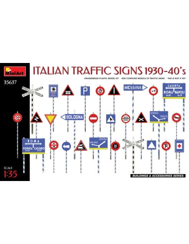 Italian Traffic Signs 1930-40’S