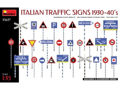 Italian Traffic Signs 1930-40’S