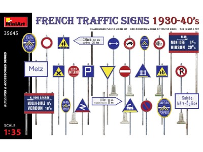 French Traffic Signs 1930-40’s