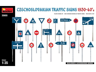 Czechoslovakian Traffic Signs 1930-40’s