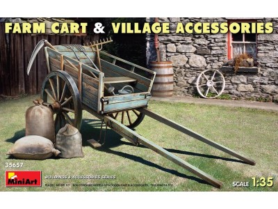 Farm Cart with Village Accessories