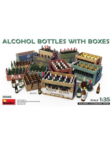 Alcohol Bottles w/Boxes