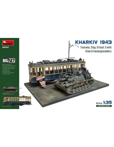 Kharkiv 1943: Tram & Stug. III Ausf. G w/Crew....