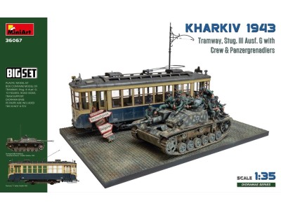 Kharkiv 1943: Tram & Stug. III Ausf. G w/Crew. Big Set