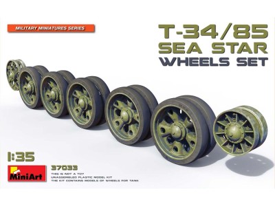 T-34/85 Sea Star Wheels Set