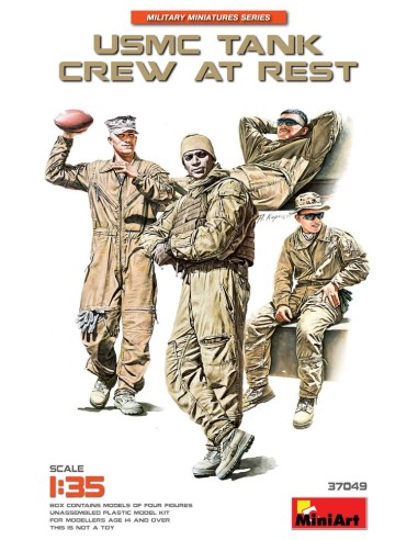 USMC Tank Crew at Rest