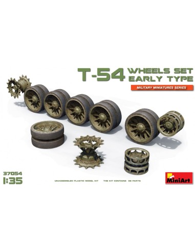 T-54 Wheels Set. Early Type