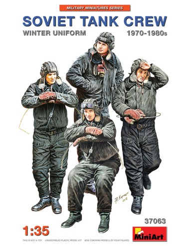 Soviet Tank Crew 1970-1980s. Winter Uniform