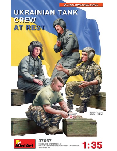 Ukrainian Tank Crew at Rest