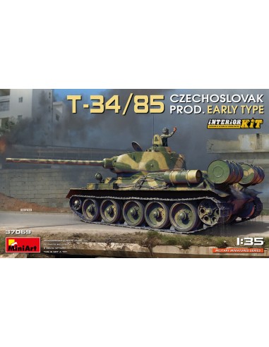 T-34/85 Czechoslovak Prod. Early Type. Interior...