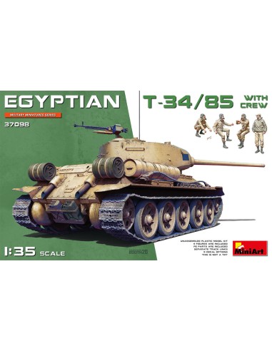 Egyptian T-34/85 w/crew