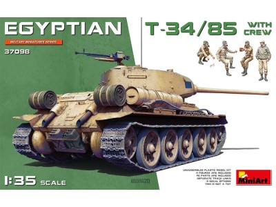 Egyptian T-34/85 w/crew