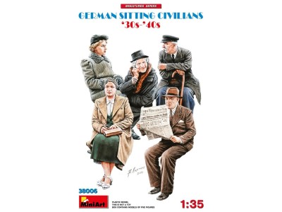 German Sitting Civilians '30s-'40s