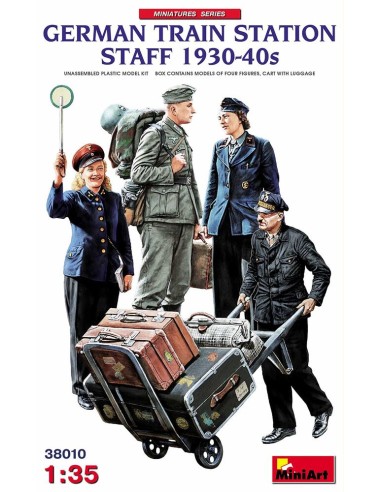 German Train Station Staff 1930-40s