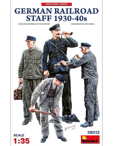 German Railroad Staff 1930-40s