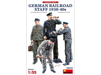 German Railroad Staff 1930-40s