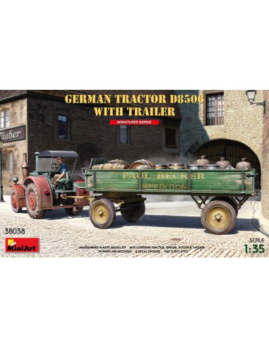 German Tractor D8506 with Trailer