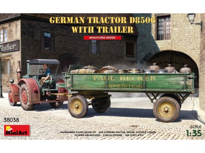 German Tractor D8506 with Trailer