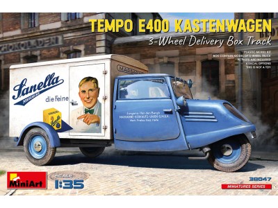 Tempo E400 Kastenwagen 3-Wheel Delivery Box Track