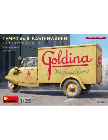 Tempo A400 Kastenwagen 3-Wheel Delivery Box Truck