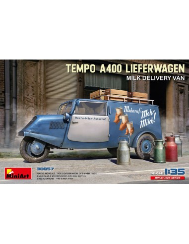 Tempo A400 Lieferwagen. Milk Delivery Van