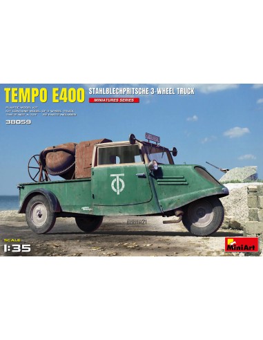 Tempo E400 StahlblechPritsche 3-Wheel Truck
