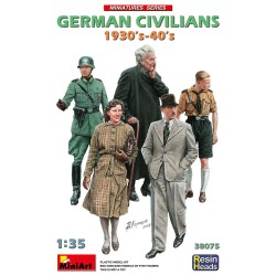 German Civilians 1930-40s. Resin Heads