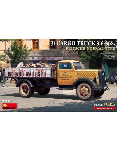 3t Cargo Truck 3,6-36S. Pritsche-Normal-Type