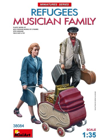Refugees. Musician Family