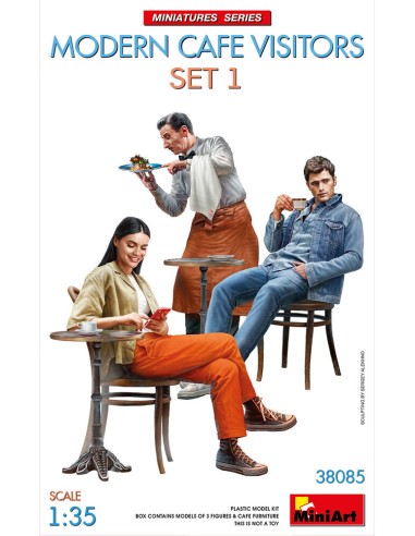Modern Cafe Visitors Set #1