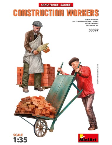 Construction Workers with Accessories
