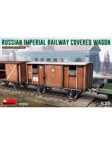 Russian Imperial Railway Covered Wagon