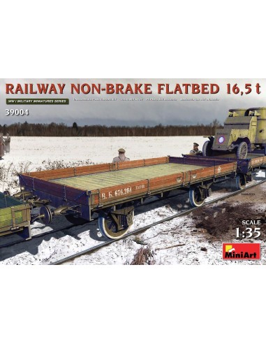 Railway Non-brake Flatbed 16,5 t