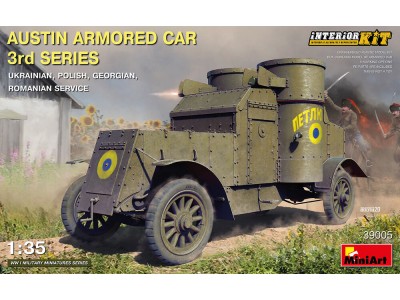Austin Armored Car 3rd Series: Ukrainian, Polish,  Georgian, Romanian Service. Interior Kit