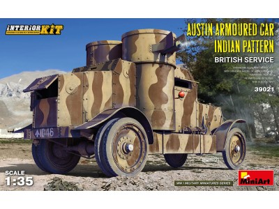 Austin Armoured Car Indian Pattern. British Service. Interior Kit