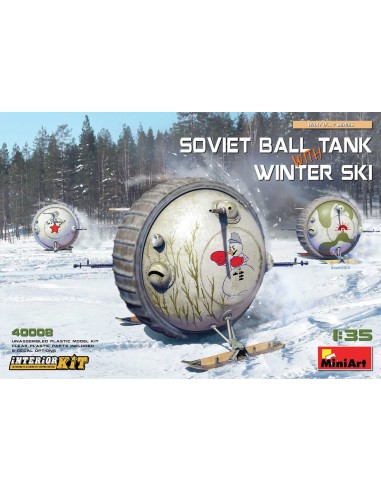 Soviet Ball Tank with Winter Ski. Interior Kit