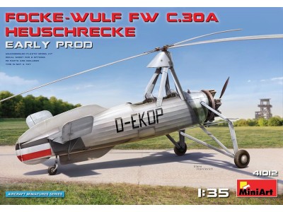 Focke-Wulf Fw C.30A Heuschrecke. Early Prod