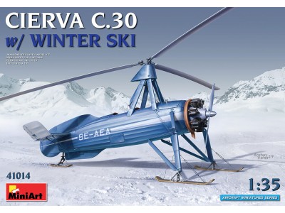 Cierva C.30 with Winter Ski