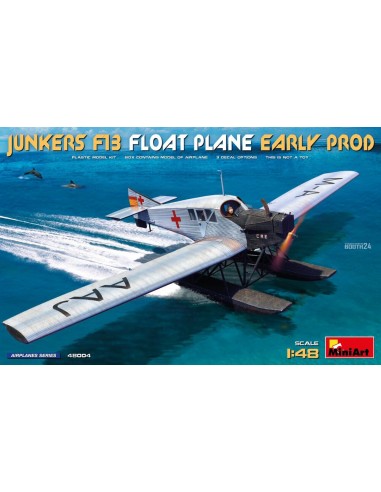 Junkers F13 Float Plane. Early Prod