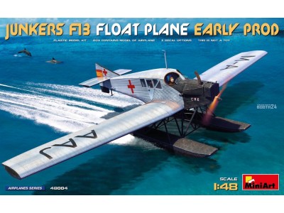 Junkers F13 Float Plane. Early Prod